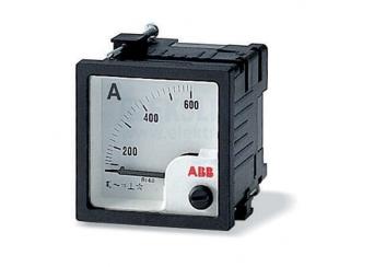 ABB Амперметр перем.тока трансф. вкл. без шкалы AMT1-A1/48